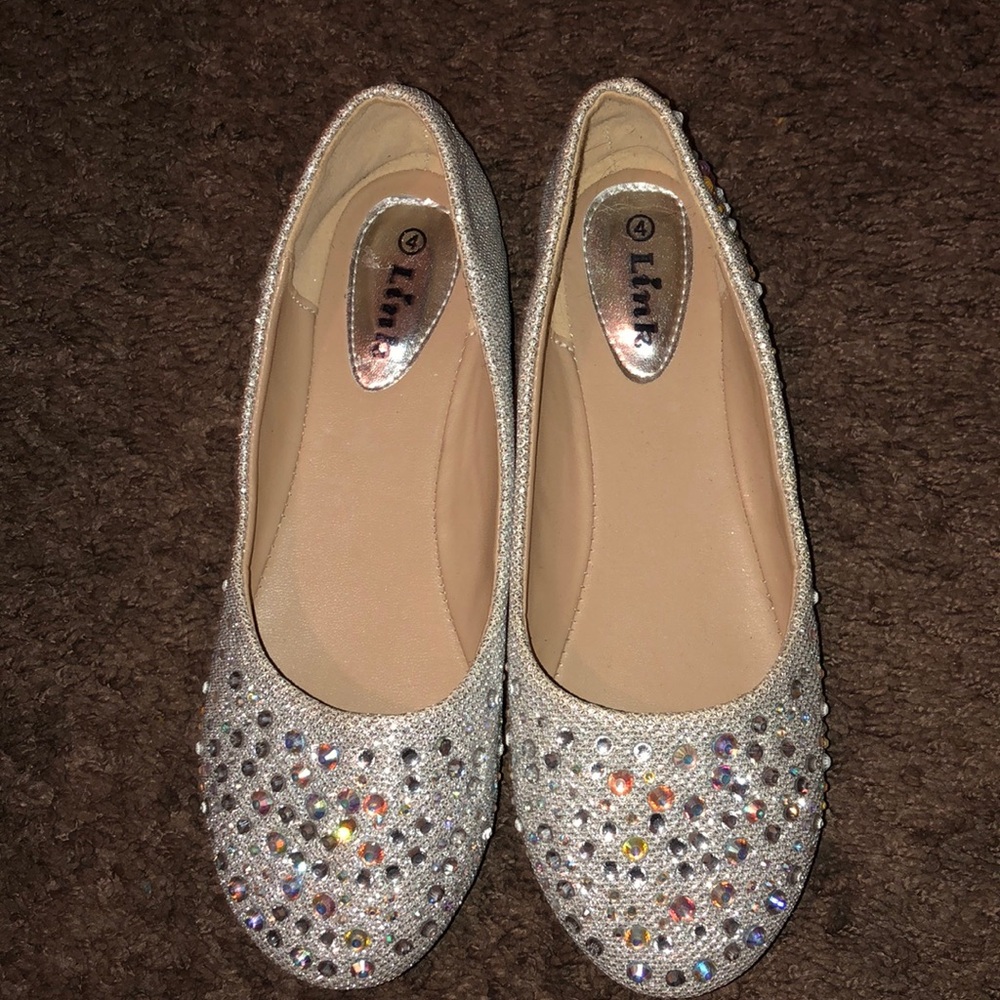 Silver Diamond flats